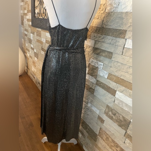 Zara Elegant Black Evening Dress - Picture 6 of 7